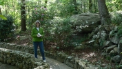 PICTURES/Rock City - Lookout Mountain, GA/t_Sharon on Pathway.JPG